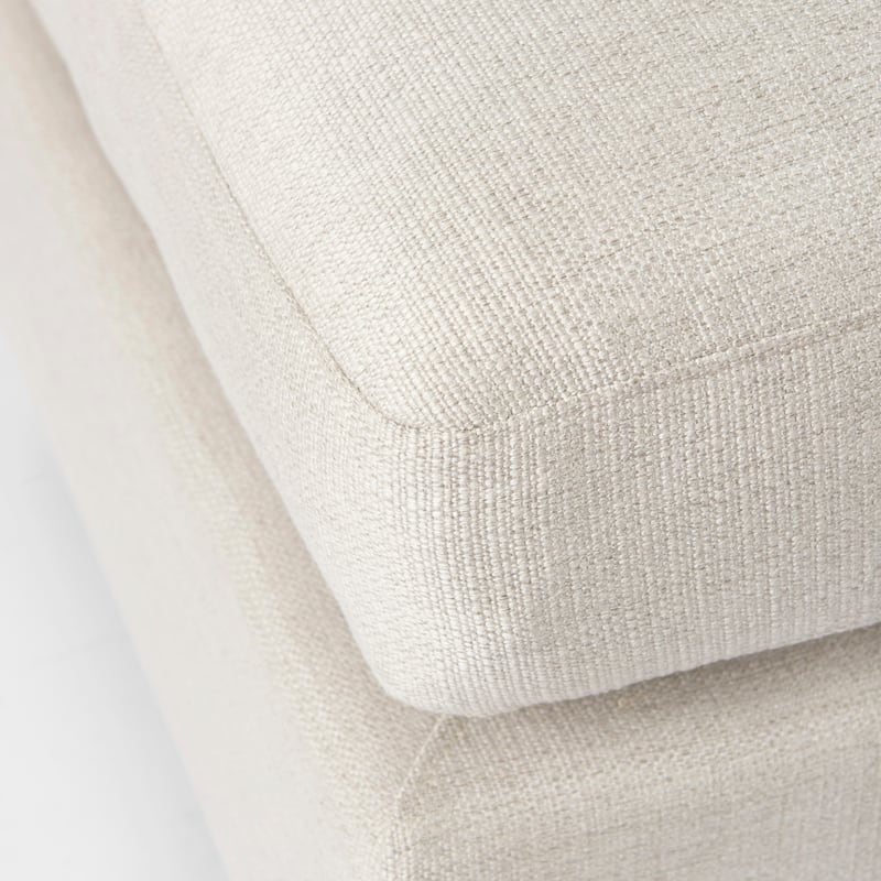 Valence 38.6L x 26.0W x 17.7H Beige 2/3 Ottoman Sectional Piece - 39.76 x27.95 x20.47 - 39.76 x27.95 x20.47