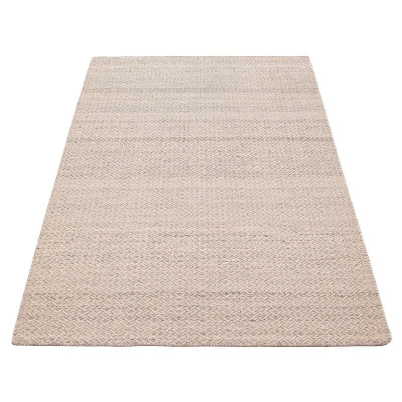 Nevada Grey Kilim 4'10" x 7'9" - 4'10 x 7'9