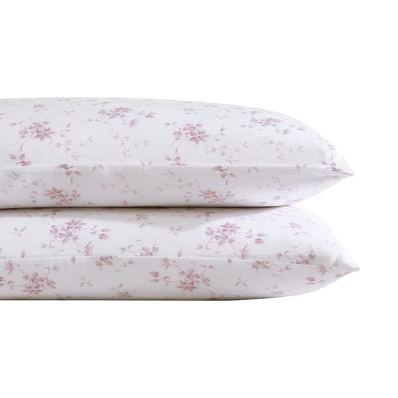 Laura Ashley Soft & Silky Sateen Printed Cotton Sheet Set