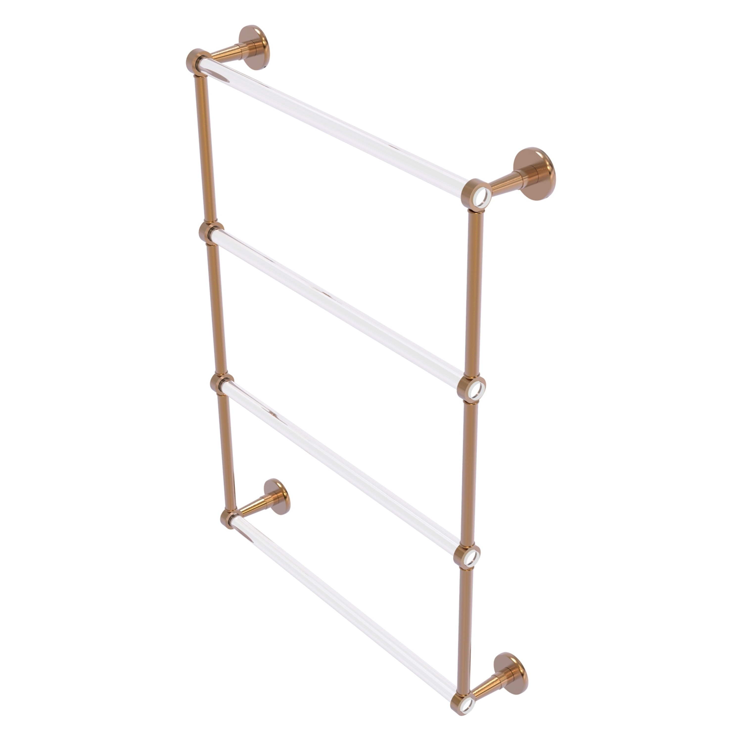 Allied Brass Clearview Collection 4 Tier 24 Inch Ladder Towel Bar