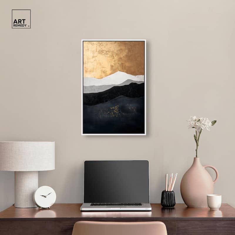 Golden Vista II Canvas by Art Remedy