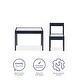 preview thumbnail 8 of 22, Avenue Greene Dreama 3-PC Kiddy Table & Chair Set - N/A