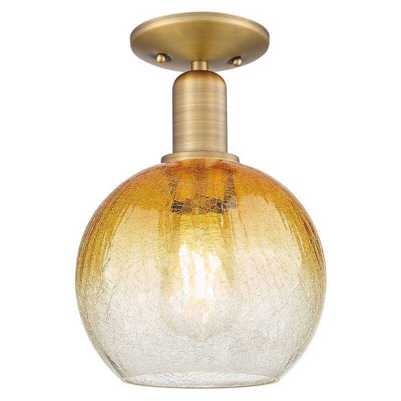 Innovations Lighting 716-1C-G483-8AM Brookhaven Globe 8" Wide - Brushed Brass