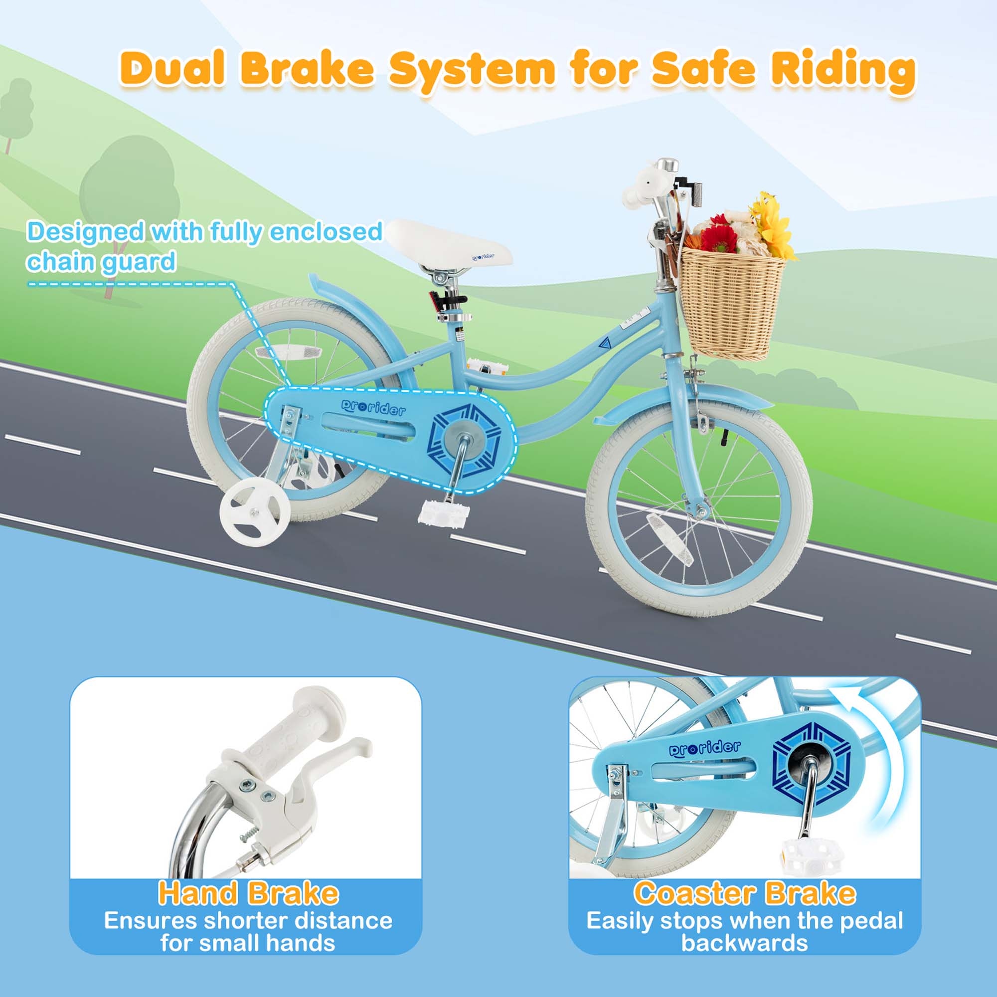 Hand brakes for 16 inch bike shop
