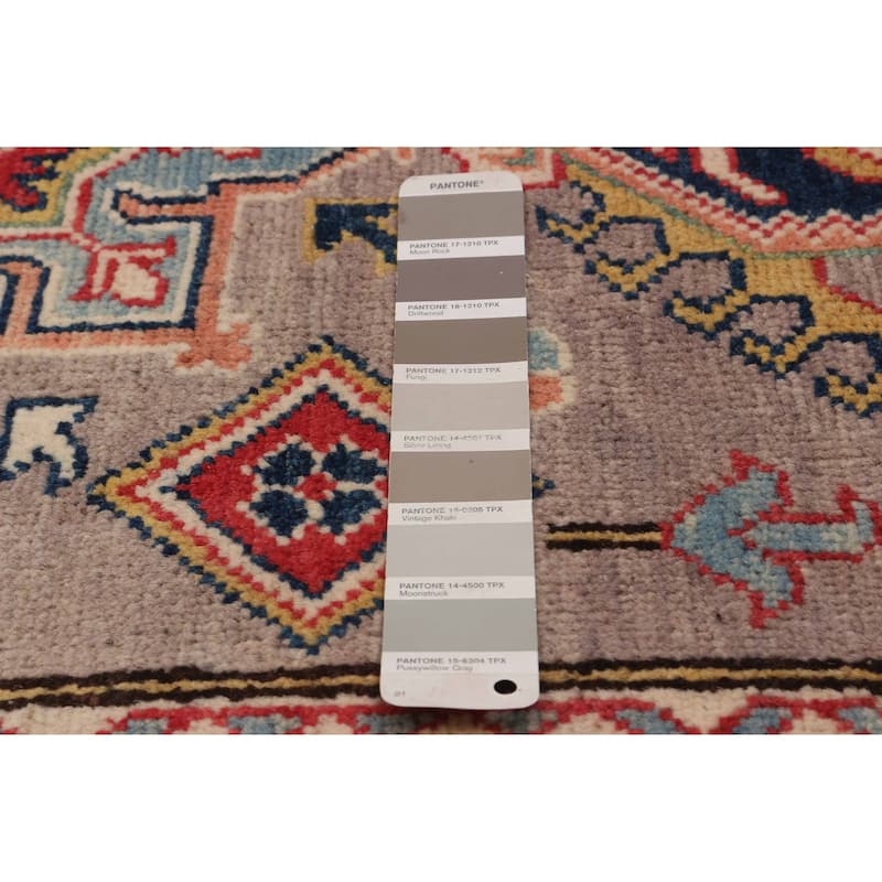 ECARPETGALLERY Hand-knotted Uzbek Ghazni Taupe Wool Rug - 2'5 x 8'2