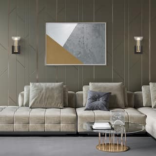 Nova 9.75 in. 1-Light Matte Black Modern Wall Sconce Light