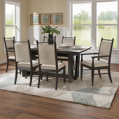 Harstad 72" Wood Finish Rectangular Dining Set by iNSPIRE Q Modern