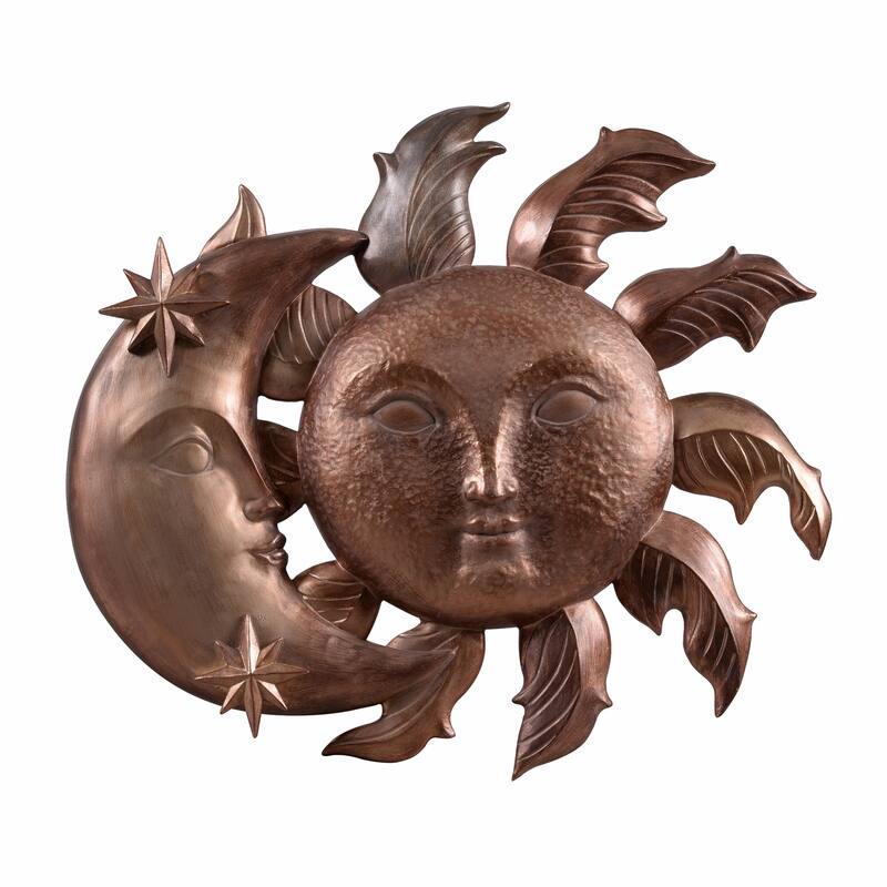 Eclipse Hanging Wall Decoration - 21" - Copper Finish