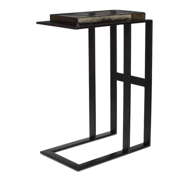 slide 2 of 5, Uttermost Soma Black Accent Table