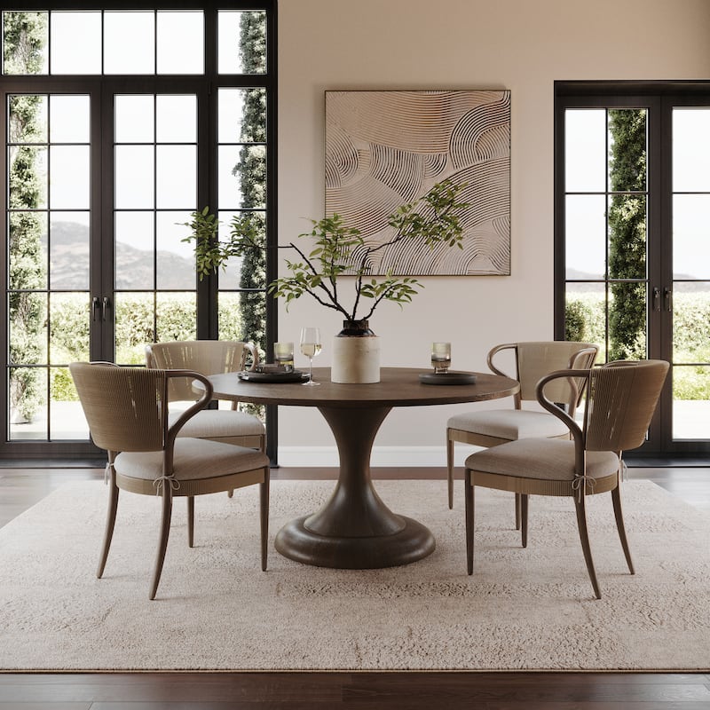 Nuloom Flaviana Modern Solid Wool Area Rug