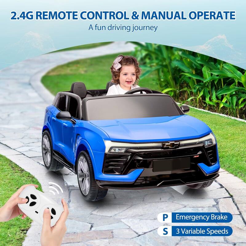 24V 2-Seater SUV Licensed Chevrolet Blazer Ride On Car Toy