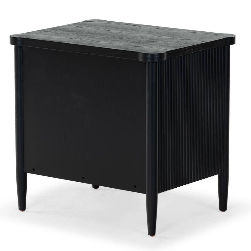 SAFAVIEH Couture Shelbie 1-Drawer Reeded Nightstand, Fully Assembled
