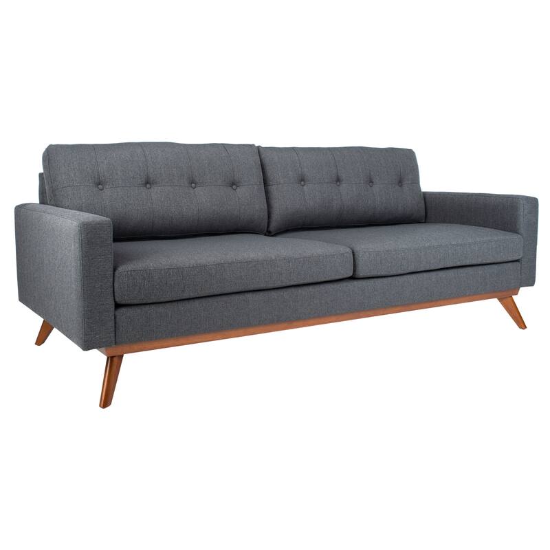 SAFAVIEH Home Gneiss Modern Linen Sofa - 85"W x 38"D x 34"H