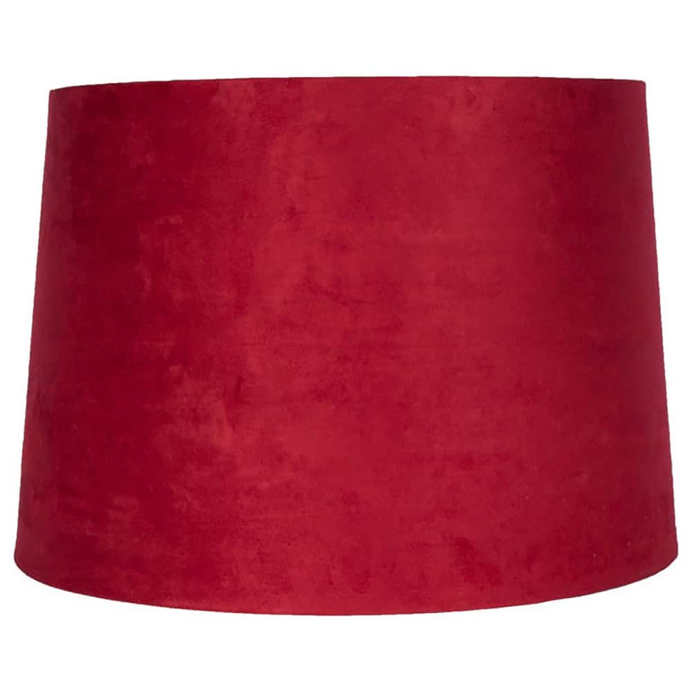 Suede Hardback Lamp Shade, 14" Top, 16" Bottom, 11" Slant