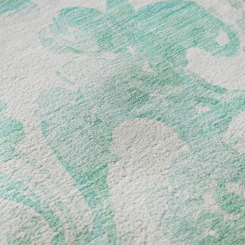 Premium Washable Super Soft Modern Paisley Mayfield Rug