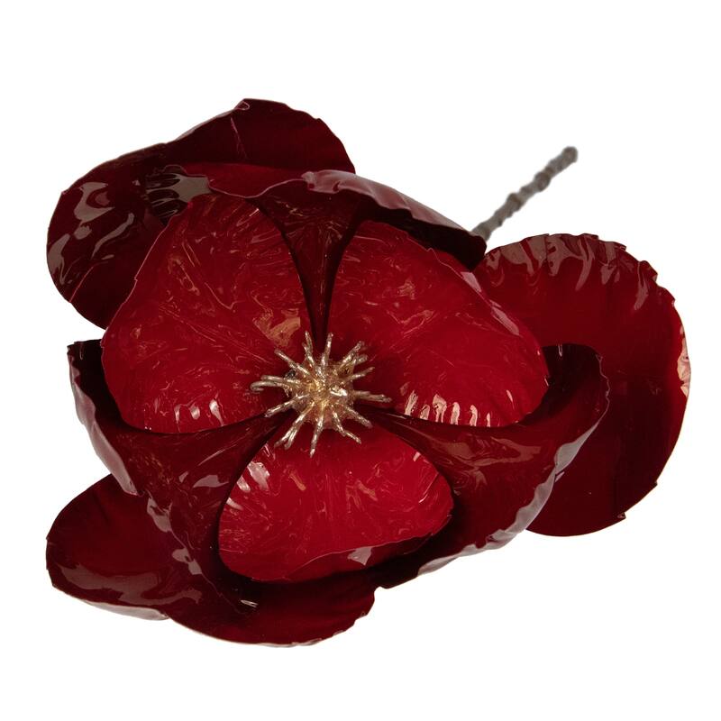 23" Red and Brown Magnolia Artificial Christmas Stem - 23