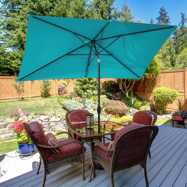 10 ft x 6 ft aluminum patio umbrella Domi 10'x10' Cantilever Umbrella, Windproof Outdoor with 360Rotation, Square Offset Sun Shade Umbrella for Outside Deck Backyard Garden Pool, Gray : Patio, Lawn & Garden Create a modern and sophisticated outdoor retreat with this premium rectangular aluminum patio umbrella in classic grey BONOSUKI Aluminum 10 x 6.5ft