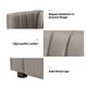 preview thumbnail 8 of 81, HULALA HOME Olinto Modern 83''W Genuine Leather Tufted Couch Sofa with Channel Back and Solid Wood Legs