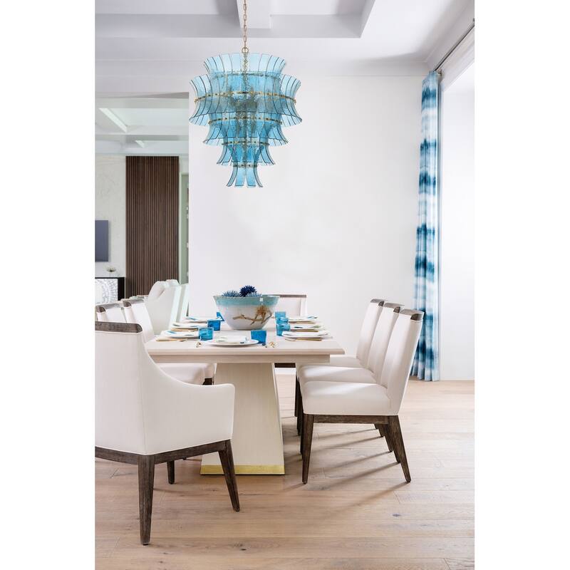 Crystorama Lighting Group ABI-2008-BL Abigail 21 Light 30" Wide