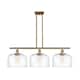 Option Brushed Brass / Clear Deco Swirl