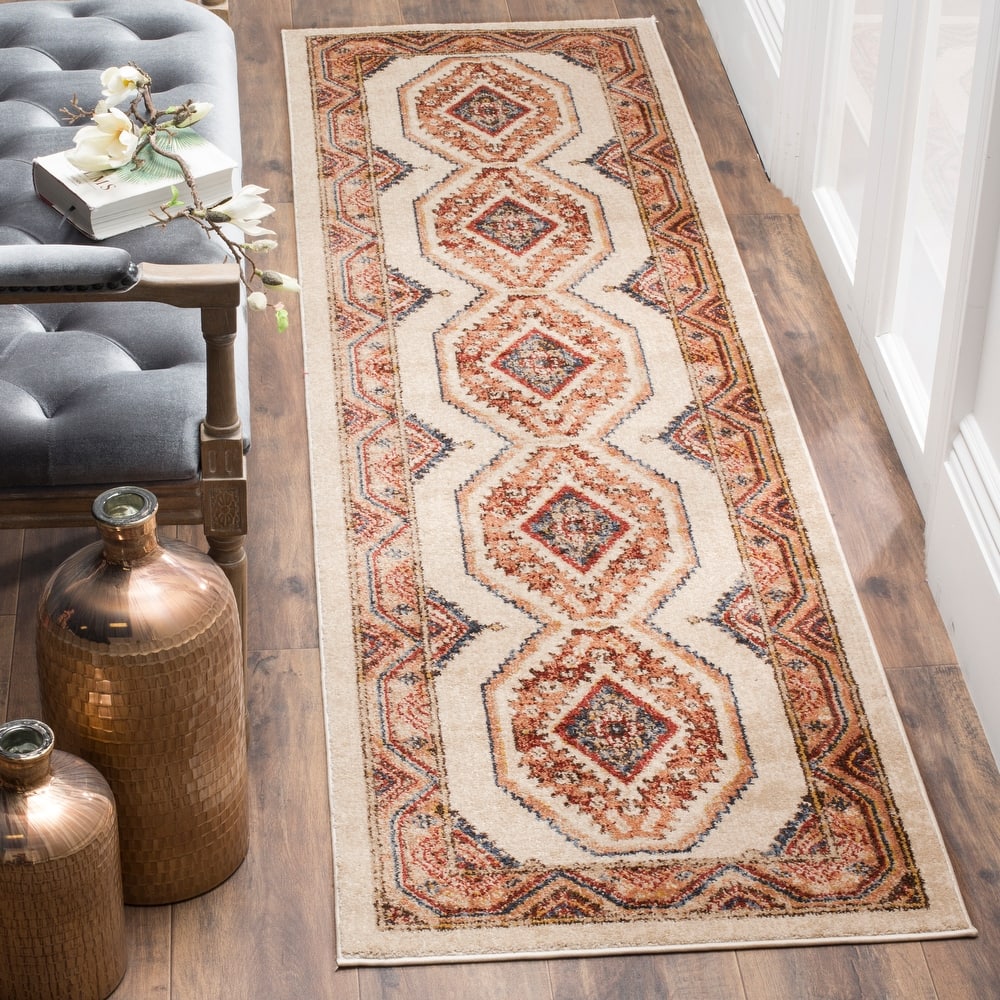 SAFAVIEH Bijar Corline Traditional Distressed Oriental Rug