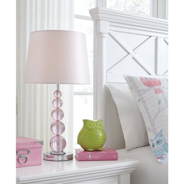 Pink clearance crystal lamp