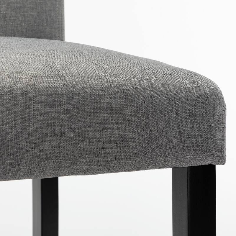 24 Inches Counter Height Bar Stools with Button Tufted Back Set of 2