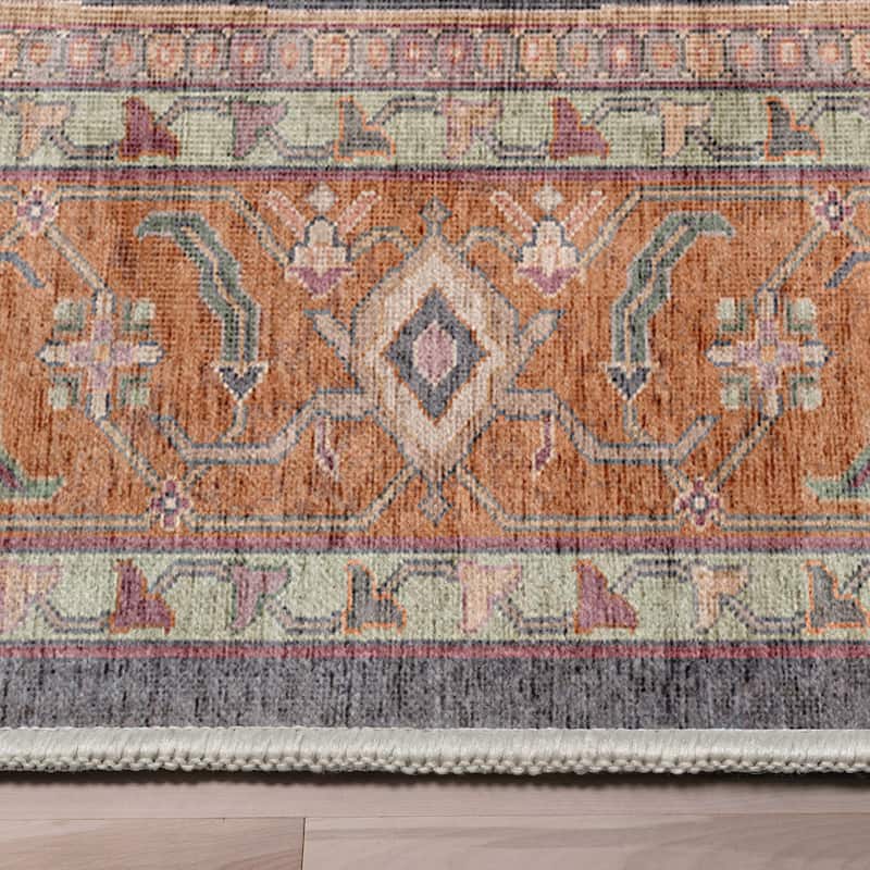 Well Woven Apollo Paris Persian Oriental Machine Washable Area Rug