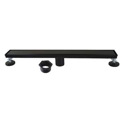 Kingston Brass Watercourse 24-Inch Stainless Steel Linear Shower Drain