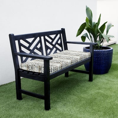 Sorra Home Ombre Animal Indoor/Outdoor Bristol Bench Cushion
