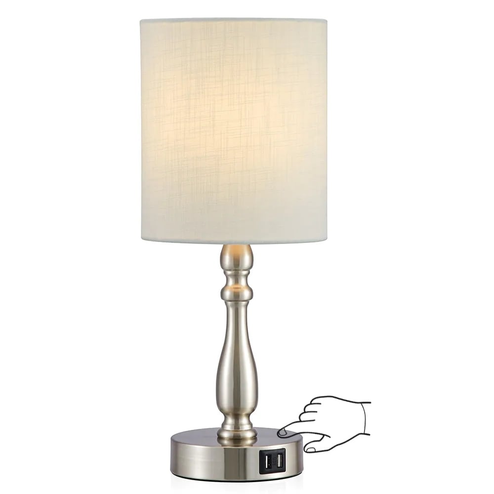 Touch bedside lamps with usb ports cheap