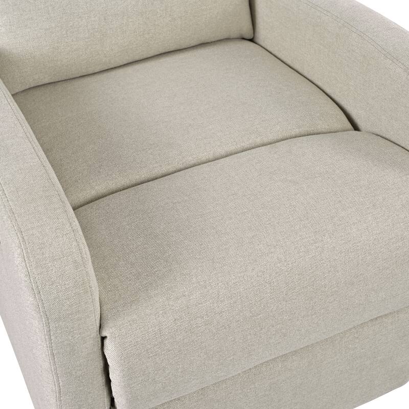 Manual Upholstered Recliner Chair, Modern Recliner Adjustable Single Sofa Chair, High Back Lounge Chairs for Living Room