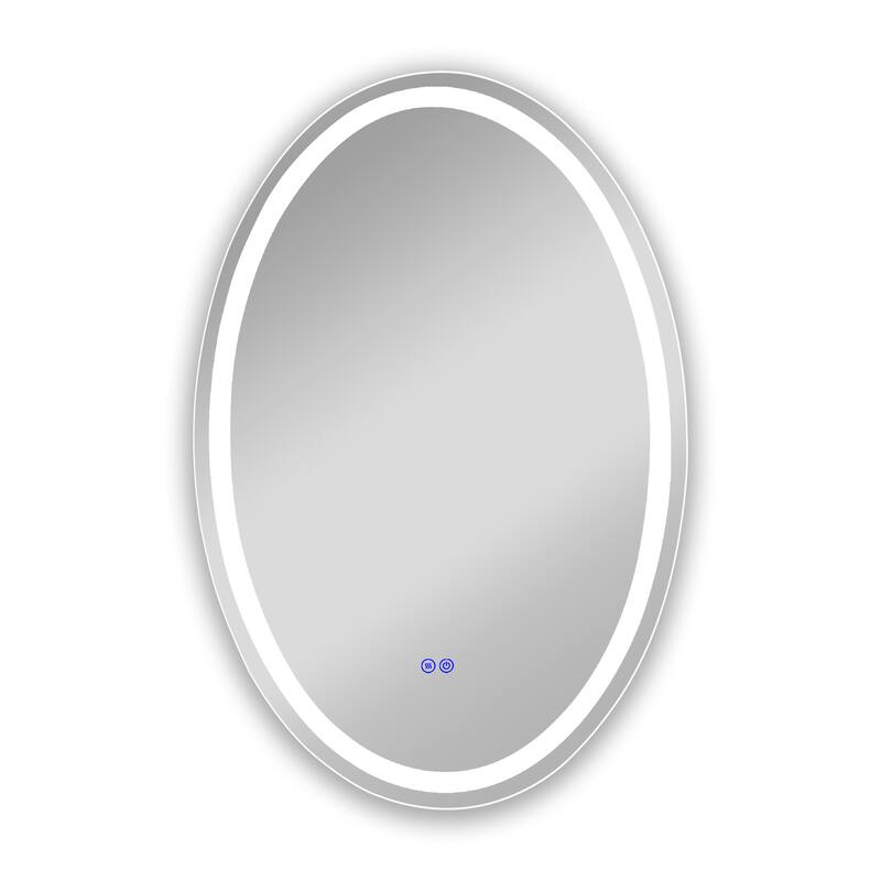Frameless Back Lit LED Mirror - Silver