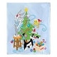 preview thumbnail 55 of 63, Warner Brothers Looney Tunes Christmas Silk Touch Throw Blanket