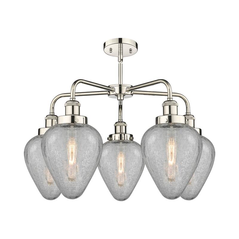 Innovations Lighting Geneseo - 5 Light 24" Stem Hung Chandelier
