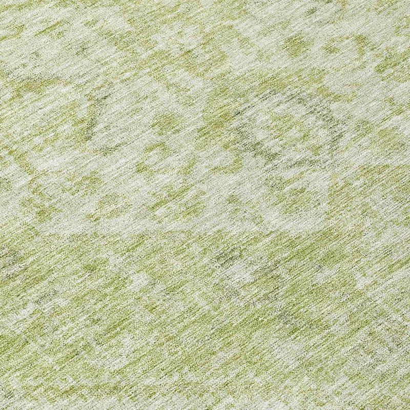 Machine Washable Indoor/ Outdoor Vintage Traditional Chantille Rug