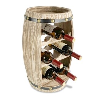 Wooden wine shop racks free standing