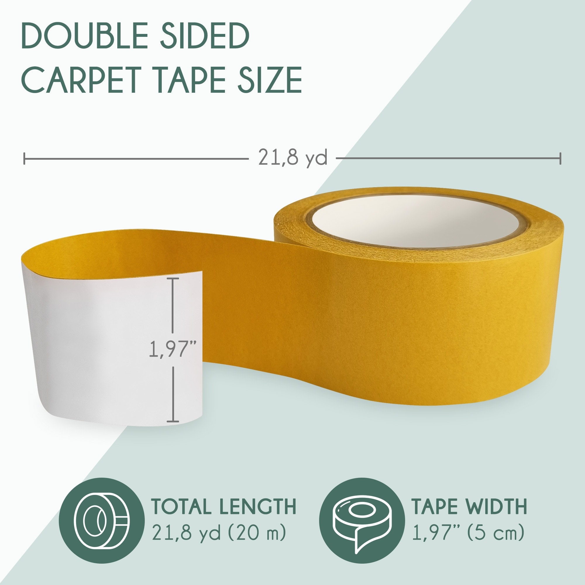 Double-Sided Adhesive Tape Duct Cloth Mesh Fabric | Harfington