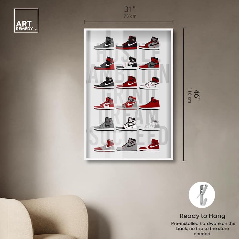 Ambition Grind Sneakers Shadowbox by Art Remedy