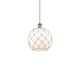 Option Antique Brass / White Glass with White Rope