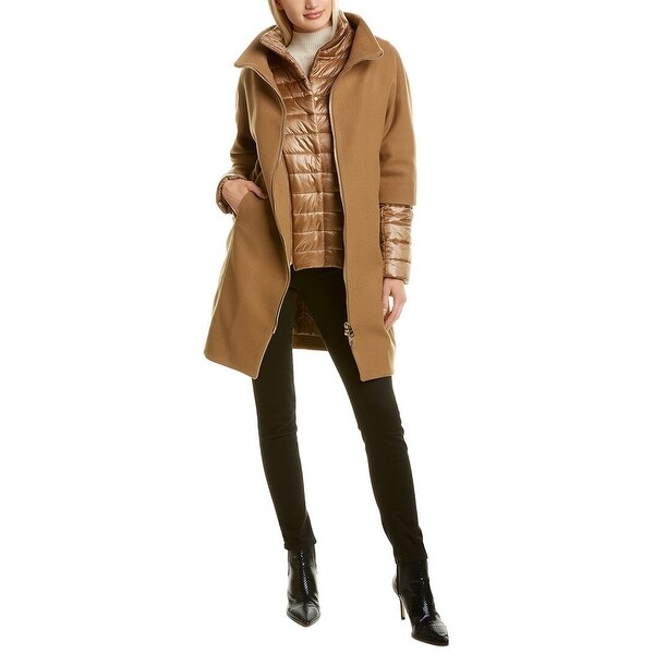 herno mixed media coat