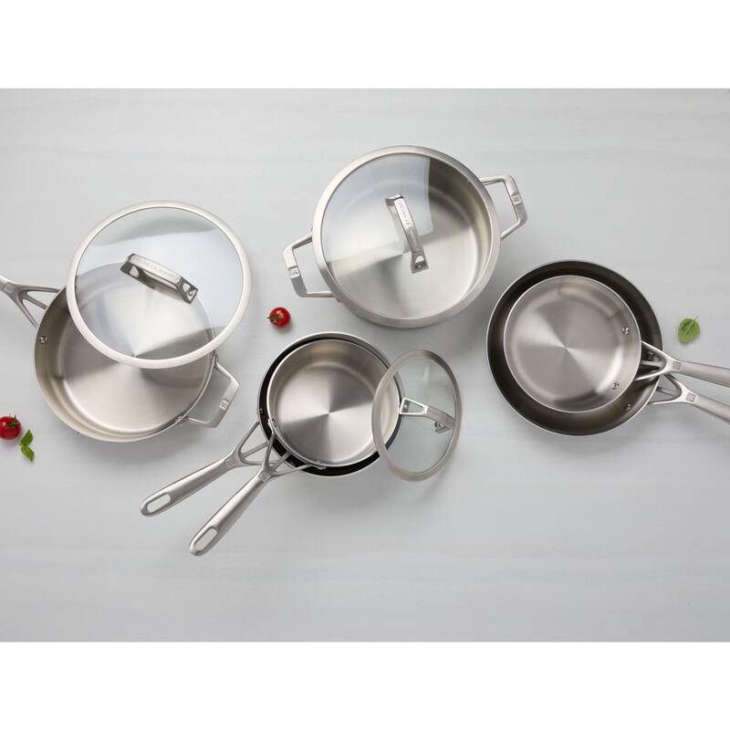 ZWILLING Motion Stainless Steel 10-pc Stainless Steel Cookware Set
