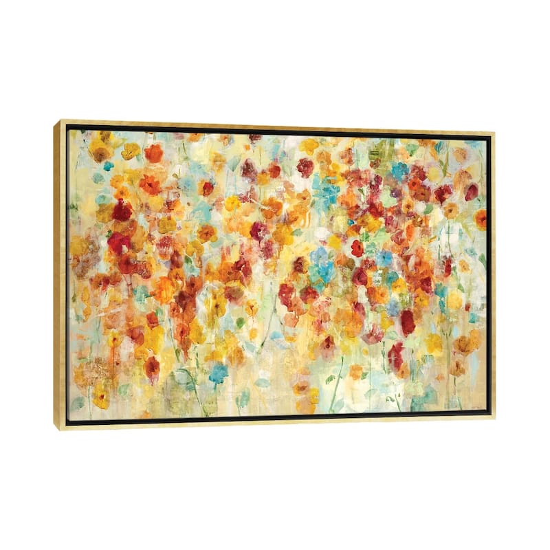 iCanvas "Tuileries" by Jill Martin Framed - Gold - 32x48