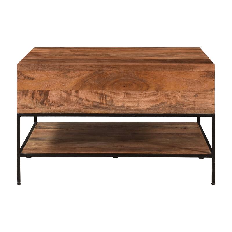 Elk Home Carey Natural Wood 30 Inch Wide Coffee Table