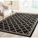 preview thumbnail 115 of 129, SAFAVIEH Courtyard Kailani Indoor/ Outdoor Waterproof Patio Backyard Rug 10' x 14' - Black/Beige