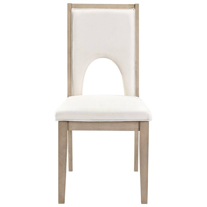 Wood Dining Table Set for 6