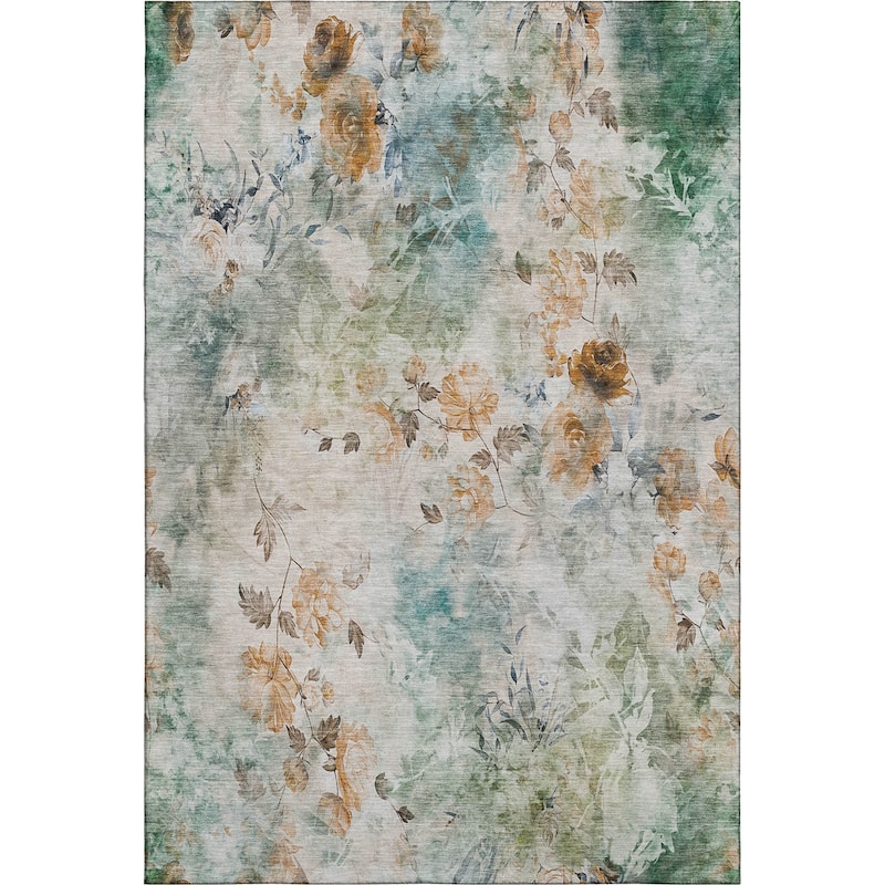 Premium Washable Super Soft Modern Floral Mayfield Rug