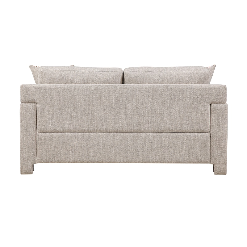 Arlo Chenille 2-Piece Living Room Sofa Sets with Pillows