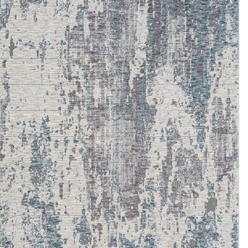 Kiwuw Abstract Modern Woven Area Rug By HomeRoots