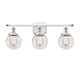 Option White and Polished Chrome / Clear